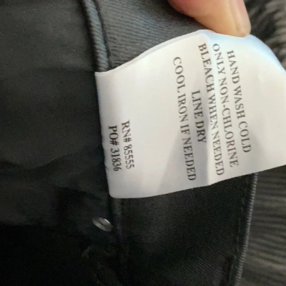 NWT‎ Daze Denim *high rise daily driver -Coated Pants jeans organic fabric 24 25